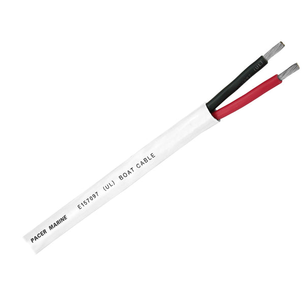Pacer Round Duplex 2 Conductor Cable - 100' - 14/2 AWG - Round Cable - Red, Black [WR14/2DC-100] - Image 1