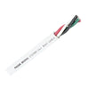 Pacer Round 4 Conductor Cable - 100 - 14/4 AWG - Black, Green, Red  White  [WR14/4-100]