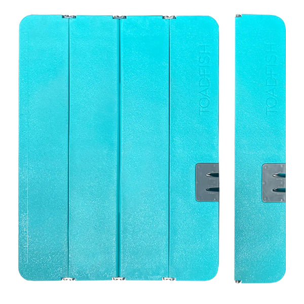 Toadfish Stowaway Folding Cutting Board w/Built-In Knife Sharpener - Teal [1054] - Image 1