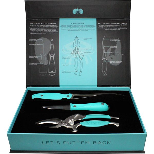 Toadfish Coastal Kitchen Collection - Oyster Knife, Shrimp Cleaner  Crab Cutter [1011] - Image 1