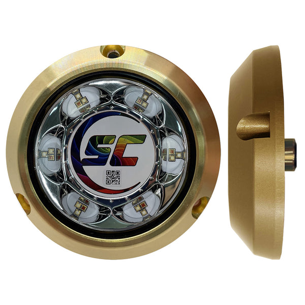 Shadow-Caster SC3 Series CC (Full Color Change) Bronze Surface Mount Underwater Light [SC3-CC-BZSM] - Image 1