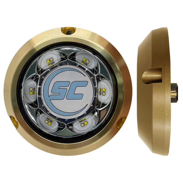 Shadow-Caster SC3 Series Bimini Blue Bronze Surface Mount Underwater Light [SC3-BB-BZSM] - Image 1