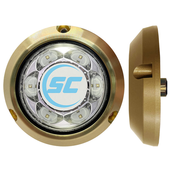Shadow-Caster SC3 Series Great White Bronze Surface Mount Underwater Light [SC3-GW-BZSM] - Image 1