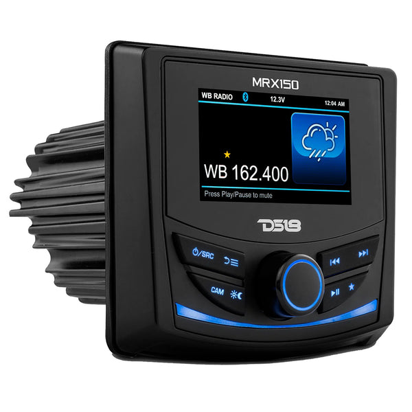 DS18 MRX150 2 Zone Marine  Powersports Head Unit w/3