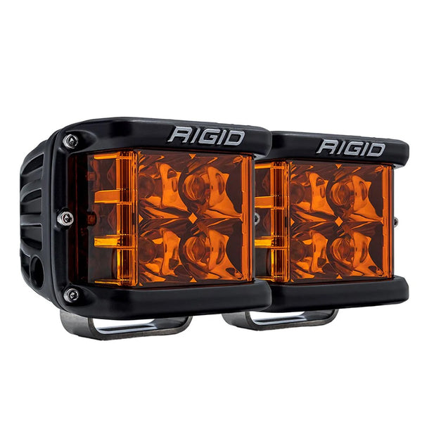 RIGID Industries D-SS Spot w/Amber Pro Lens - Pair [262214] - Image 1