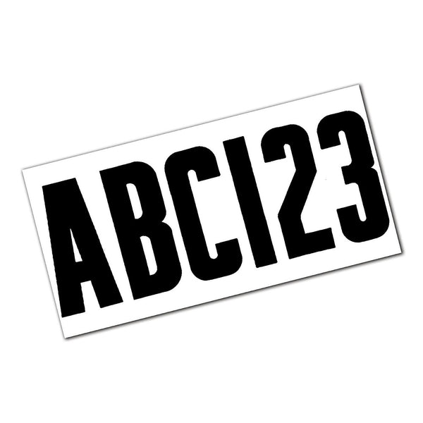 Attwood Letter  Number Kit - Black  [14142-7] - Image 1