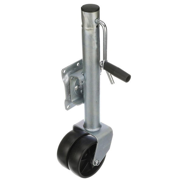 Attwood Fold-Up Trailer Jack - 1500 lb Capacity - Dual Wheel [11126-4] - Image 2