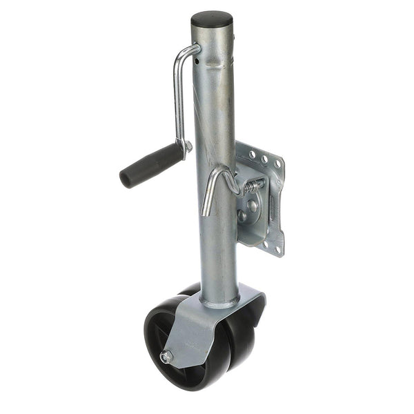 Attwood Fold-Up Trailer Jack - 1500 lb Capacity - Dual Wheel [11126-4] - Image 1
