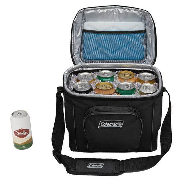Coleman Chiller 16-Can Soft-Sided Portable Cooler - Black [2158135] - Image 2