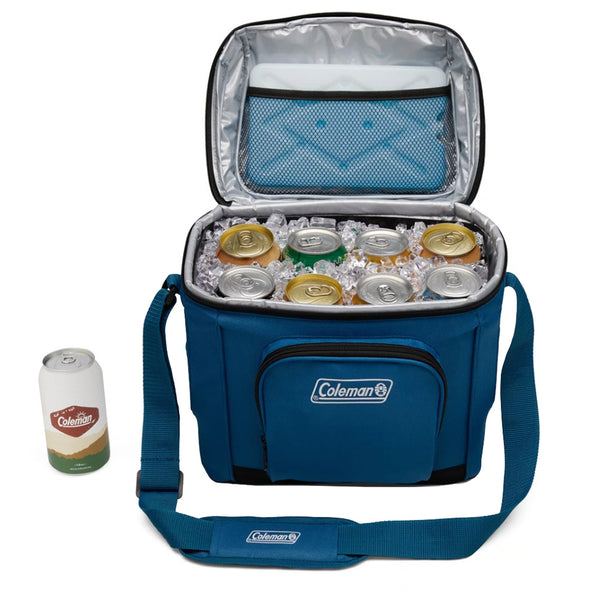 Coleman Chiller 16-Can Soft-Sided Portable Cooler - Deep Ocean [2158119] - Image 2