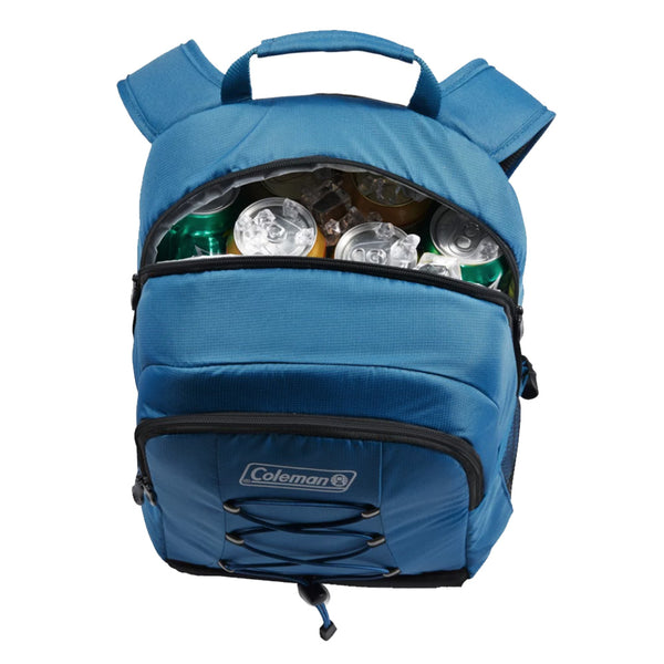 Coleman CHILLER 28-Can Soft-Sided Backpack Cooler - Deep Ocean [2158118] - Image 2