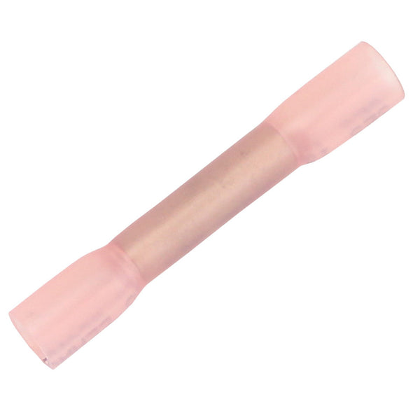 Pacer 22-18 AWG Heat Shrink Butt Connector - 100 Pack [TBSE18-100] - Image 1