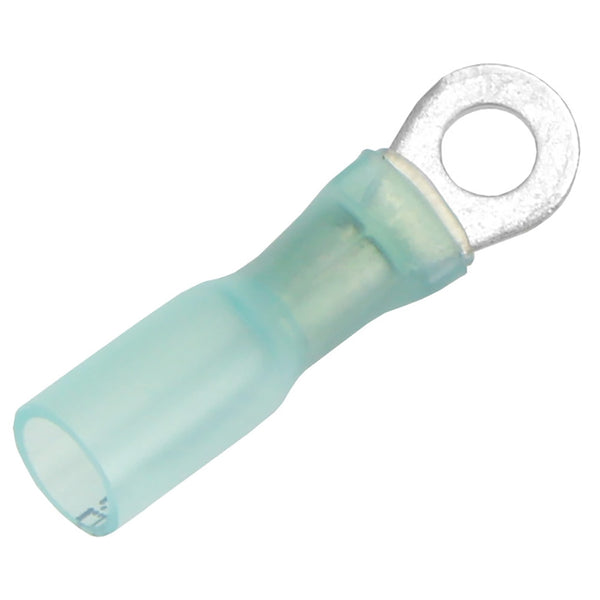 Pacer 16-14 AWG Heat Shrink Ring Terminal - #8 Stud Size - 100 Pack [TE14-8R-100] - Image 1