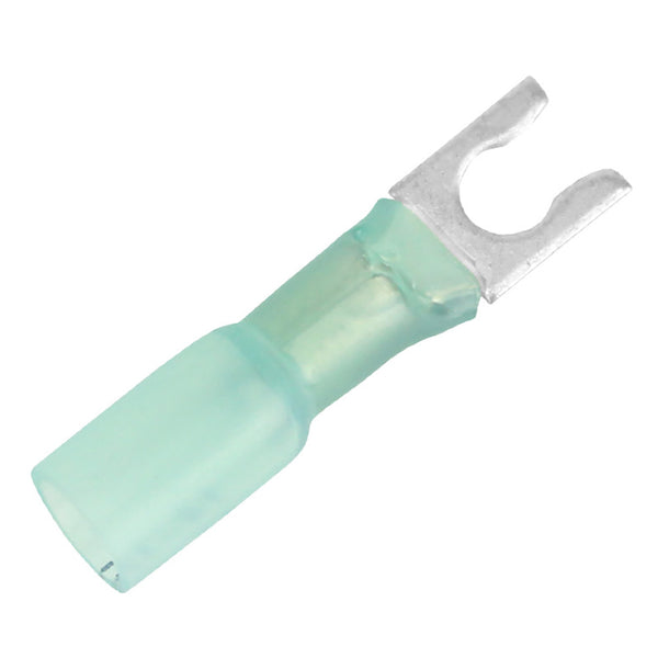 Pacer 16-14 AWG Heat Shrink Spade Terminal - #10 Stud Size - 25 Pack [TE14-10SLF-25] - Image 1