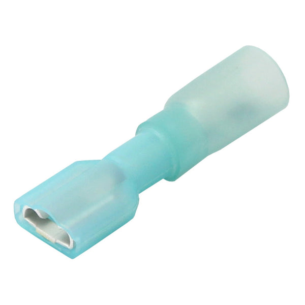 Pacer 16-14 AWG Heat Shrink Female Disconnect - 100 Pack [TDE14-250FI-100] - Image 1