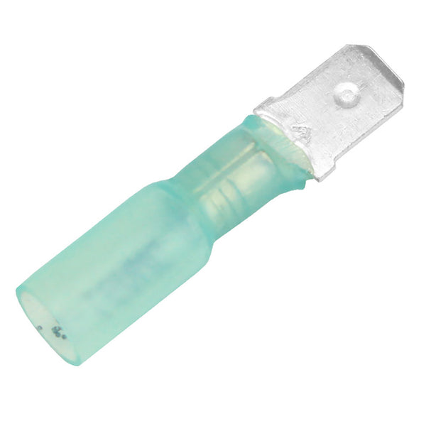 Pacer 16-14 AWG Heat Shrink Male Disconnect - 100 Pack [TDE14-250M-100] - Image 1