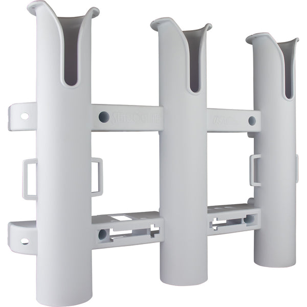 Sea-Dog Triple Threat Three Pole Rod Holder - White [325032-1] - Image 1