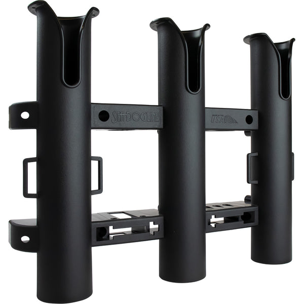 Sea-Dog Triple Threat Three Pole Rod Holder - Black [325033-1] - Image 1