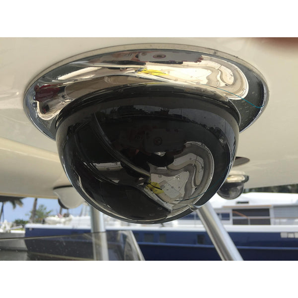 Iris Miniature Marine PTZ Dome Camera - Stainless Bezel - Hi-Resolution Analogue Sensor - 1000TVL - 4 in 1 Video Format [IRIS106] - Image 2