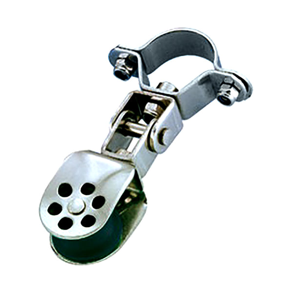 Wichard Stainless Steel Single Block - 25mm Sheave Diameter f/25mm Stanchion Pivoting [30125W] - Image 1