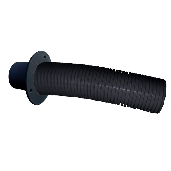 Trident Marine 10 Black Stern Flex Hose w/Transom Flange [TFK-10] - Image 1