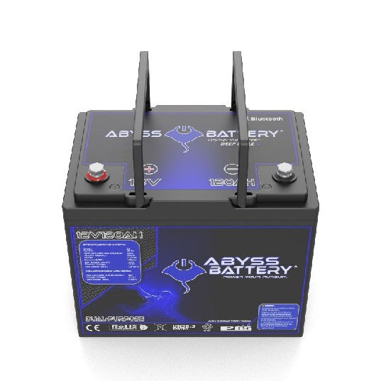 ABYSS BATTERY Group 24 - Deep Cycle + Trolling w/Bluetooth