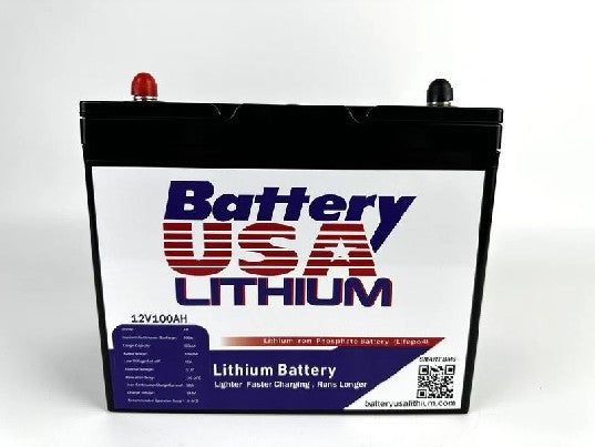 BATTERY USA 3 EACH LB12V-100AH LITHIUM BATTERY TM KIT TO MAKE 36V