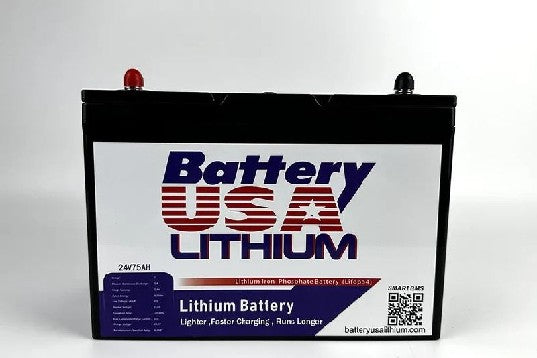 BATTERY USA LB24V-75AH LITHIUM BATTERY