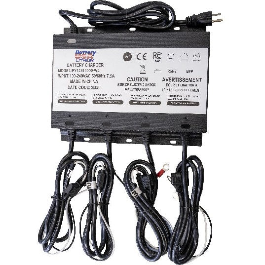 BATTERY USA LC4 BANK CHARGER FOR 12V LEAD ACID/AGM AND 12/24/36V LITHIUM
