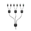 HERTZ AUDIO HMLC6 3 - 6 CH STEREO RCA CABLE 100cm (3 ft.)