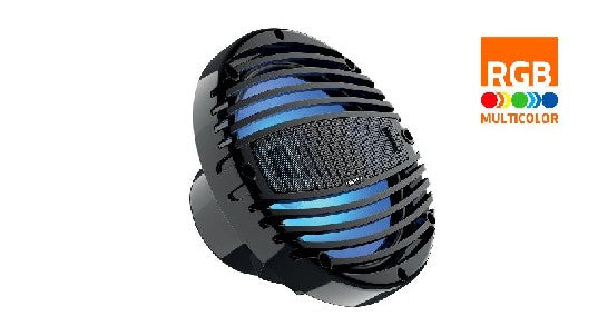 Hertz HMX 8-LD-TC - 8" 4 Ohm MARINE COAX SET RGB, BLACK | 78040351