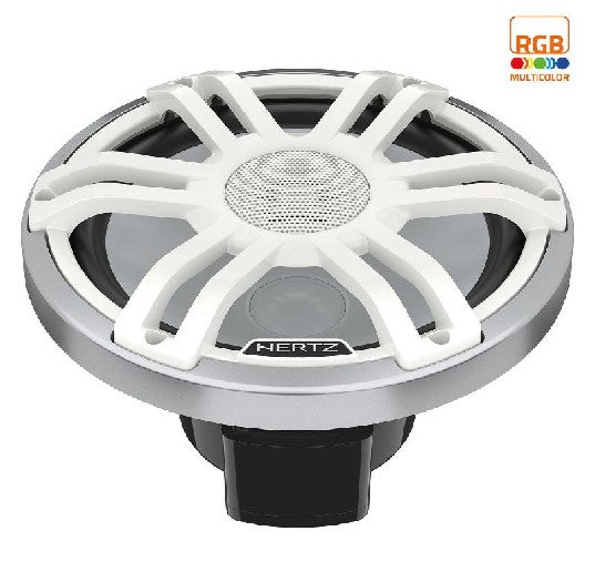 Hertz HMX 8 S-LD-SW - 8" 4 Ohm SPORTS COAX RGB LED SL-WH | 78040326 - Image 1